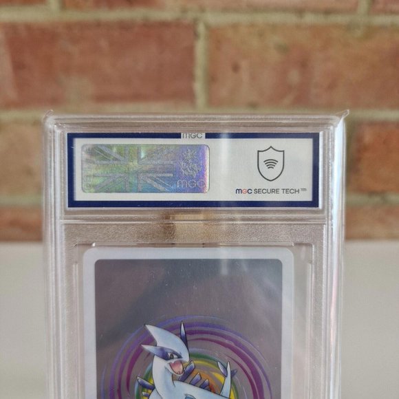 Growlithe Poker Pokemon Card Graded MGC 8 PSA+- TCG N.058 Lugia Deck 1999 - Picture 8 of 9